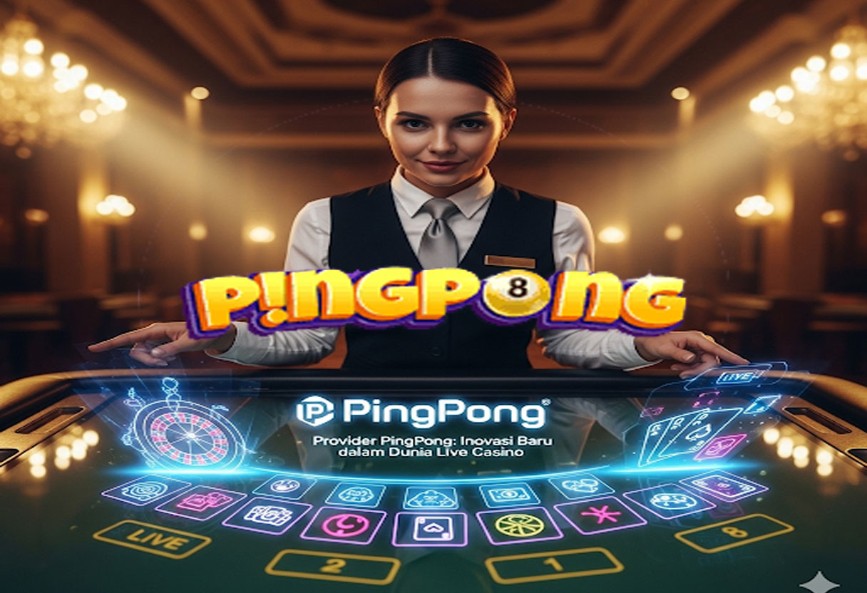 Provider PingPong : Inovasi Baru dalam Dunia Live Casino